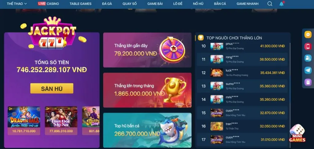 Khuyến mãi nạp lần đầu 77win 9.com
